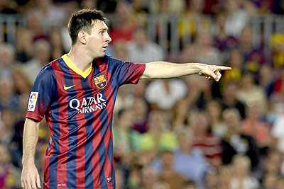 Barcelona's Argentinian forward Lionel Messi. Net photo