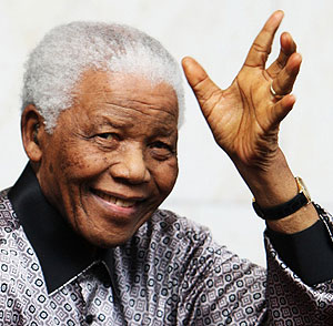 Nelson Mandela. Net photo.