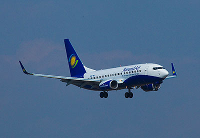 RwandAir says it has cancelled flights to South Sudan due to the  ongoing  crisis . The New Times / T. Kisambira.