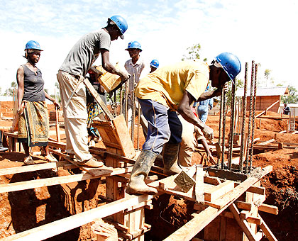 Construction is one of the areas that attracted the most investments in the country in the 2013. The New Times/File