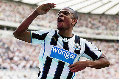 Loic Remy has scored ten league goals for Newcatle United and will lead the line against table leaders, Arsenal. Net photo.