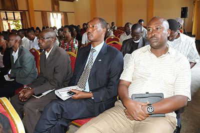 Headteachers at a meeting in Kigali. Education Times / File.