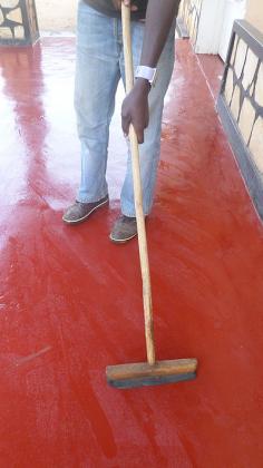 A worker cleans a floor in a Kigali hotel. Negotiation skills are key for one to  get a good deal. The New Times / Ivan Ngoboka