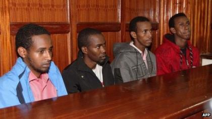 The men are accused of giving shelter to the Westgate attackers. Net photo