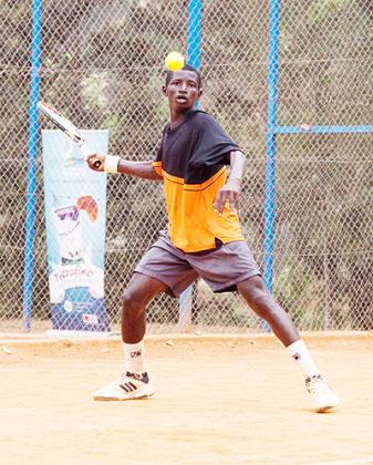 Ernest Habiyambere lost in the semi-finals of the ITF East African Junior Championships in Dar es Salaam. Times Sport/File.