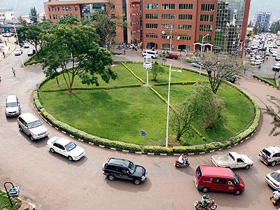 A section of Kigali town. Rwandau2019s beautiful roads greatly impressed the writer. Sunday Times/Timothy Kisambira