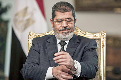 Since Morsi was deposed, security forces have launched a wide crackdown against his Muslim Brotherhood. Net photo.