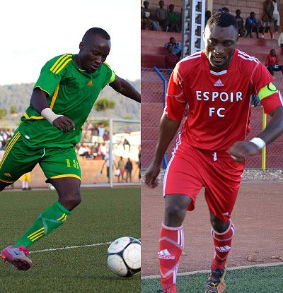 AS Kigali skipper Jimmy Mbaraga will lead the line against Espoir.Espoir captain Said Abed is one of the most experienced players in the league. 