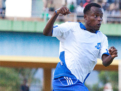 Former Rayon Sports' striker Jerome Sina has been given the green light to join Police FC. Times Sport/File