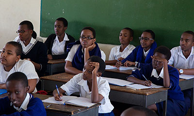 IFAK students during a lesson on January 23. The New Times / T. Kisambira.