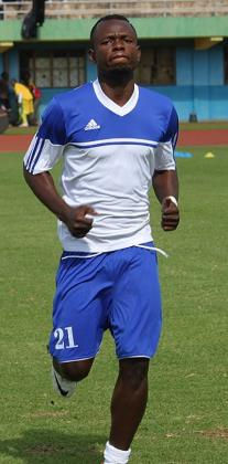 Hussein Sibomana will lead Rayon Sports defense in Congo as the team looks for a good result in the first leg. File.