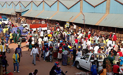 The current structure that will be razed down  to pave way for a modern mall.  Photo: J. Mbanda.