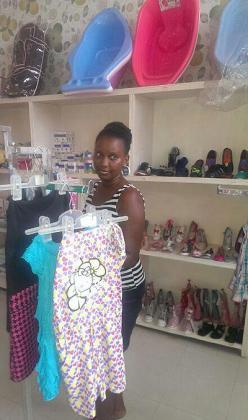 Some of the products on display. P. Tumwebaze.