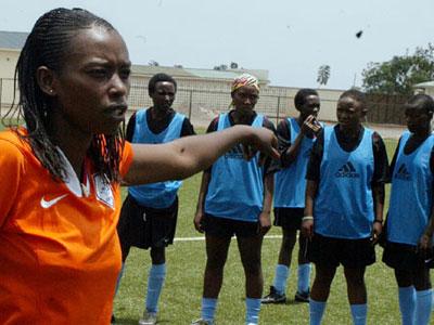 Grace Nyinawumuntu, left, is confident her team will overcome Kenya and progress to the first round. File