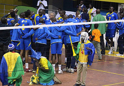 Rwanda men's volleyball team failed to qualify for the World Championship due in Poland later this year after finishing third in Cameroon