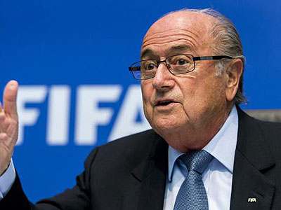 FIFA President Sepp Blatter. Net photo.