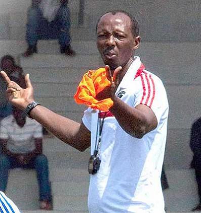 Amavubi Stars head coach Eric Nshimiyimana.