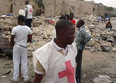 Victims included children who were dancing at a celebration and people watching soccer on an outdoor TV screen. Net photo.