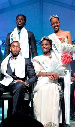 Winners of Mr and Miss MKU 2014 and their respective runners-up.