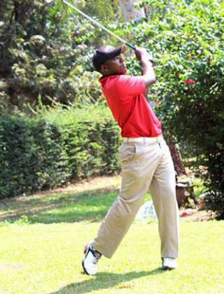 Jean Baptiste Hakizimana eyeing an impressive show at this year's Kenya Golf Open. File