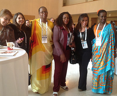  Rwandan businesswomen pose for a photo with their Turkish counterparts. The New Times / Doreen Umutesi