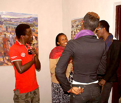 Art lovers flocked in to witness the launch of Tongo Arts gallery.