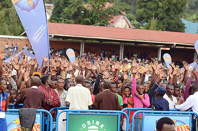The crowd was lively, cheering each artiste as they performed. All photos by Plaisir Muzogeye.