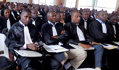  Lawyers at the meeting on Saturday. J C Tabaro.  