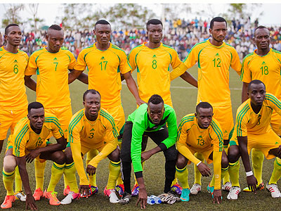 AS Kigali coach is likely to start with the same team that started in the first leg a week ago, save for keeper Emery Mvuyekure (C), who is suspended. (Timothy Kisambira)