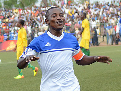 Rayon Sports captain Fuadi Ndayisenga believes the reigning champions are best-placed to win a second successive league title. (Timothy Kisambira)