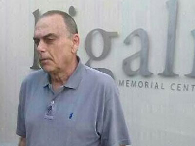 Avram Grant at the Kigali Genocide Memorial Centre on Thursday. (Courtesy)