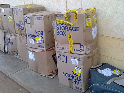 Cricket equipment from LV-SOS Kit Aid, which were given to Rwanda Cricket Association. (Courtesy)