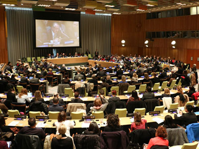 Participants attend a Global Conversation on the Genocide against the Tutsi at the UN headquarters New York. (Internet photo)