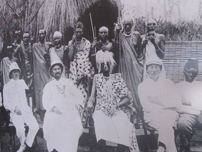King Musinga (second right) with European visitors. Before the white man came, Rwanda was a highly centralised and organised monarchy. (File)
