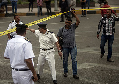 Tuesdayu2019s blast in central Cairo was the latest in an ongoing series of attacks targeting the government. Net photo.