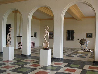 Contemporary Rwandan artwork on display at the National Art Gallery-Rwesero. Courtesy.