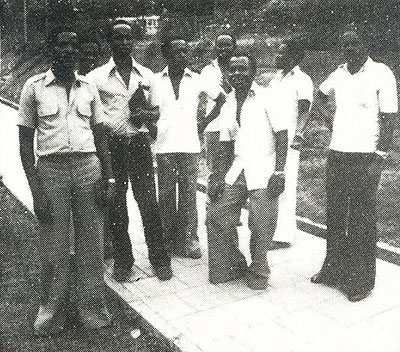 Members of Orchestre Impala, the celebrated u2018Kings of old schoolu2019 music. Some of them were killed during the 1994 Genocide against the Tutsi. Courtesy