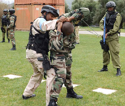 Eastern African Regional troops during a Maritime Interdiction Operation course in Souda Bay, Crete, Greece in March 2014. Courtesy. 