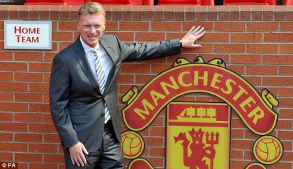 Moyes started work at Old Trafford on July 1 last summer, having been announced as Ferguson's replacement in May. (Internet photo)