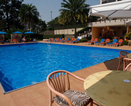 A view of Hotel des Mille Collines situated in the heart of Kigali. Timothy Kisambira. 