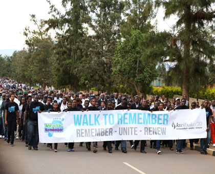 After six years, Walk to Remember has become bigger, better and still serves the same purpose - to live up to the Never Again pledge. Net photos
