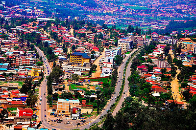 An aerial view of a section of Kigali. Under President Kagameu2019s leadership Rwanda has recorded unprecedented growth and is on course to become a middle-income economy come 2020. File.