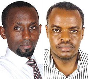 Eddy Kalisa Nyarwaya (left)and Justin Nyanshwa.