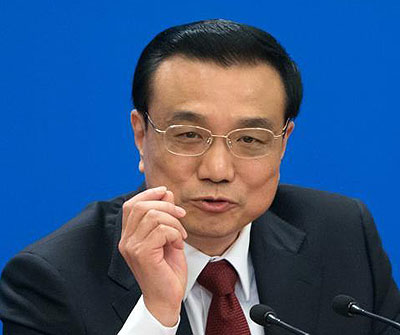 Chinese Premier  Li Keqiang. He said Africa has the biggest potential in human resources. Net photo.