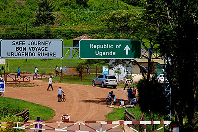 Kagitumba border post. Traders are optimistic that the new initiative will help boost cross-border trade. Timothy Kisambira . 