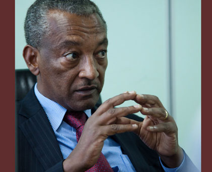  Makonnen during an interview with this paper. Timothy Kisambira. 