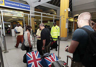 Hundreds of UK tourists are being evecuated from Mombasa.  Net photo.