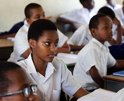 Children in class. The new curriculum seeks to empower them with skills. (File)