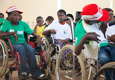 People with disabilities. The exercise to categorise them aims at supporting them better. File.   