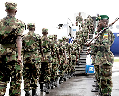 RDF peacekeepers depart for Darfur